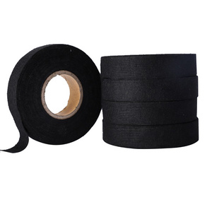 Hot melt glue Automotive Binding Black Loom Adhesive 25m flame retardant cotton flannel tape