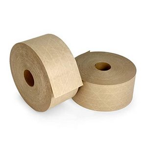 Starch glue Custom Sticky Craft Packaging Paper Gummed Supplier Eco Friendly Logo Wet Glue Kraft Tape