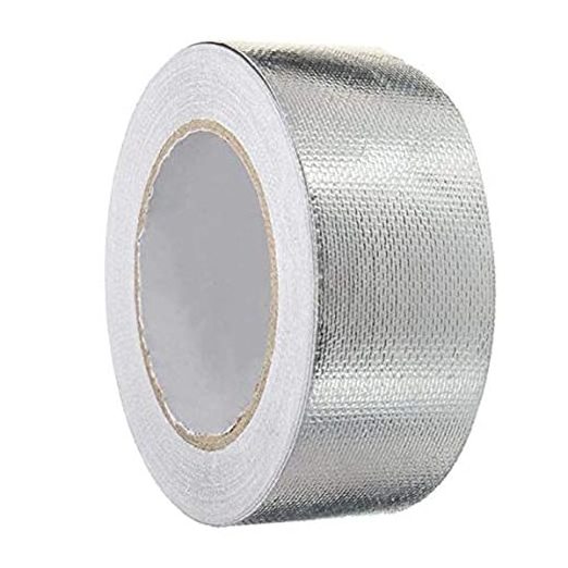 HVAC Alu solvent glue Thermal insulation protection Fireproof Glass Cloth Aluminum Foil Tape