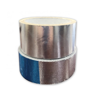 HVAC Alu solvent glue resistant corrosion Rock wool factory Thick 18U Aluminum Glass Cloth Tape