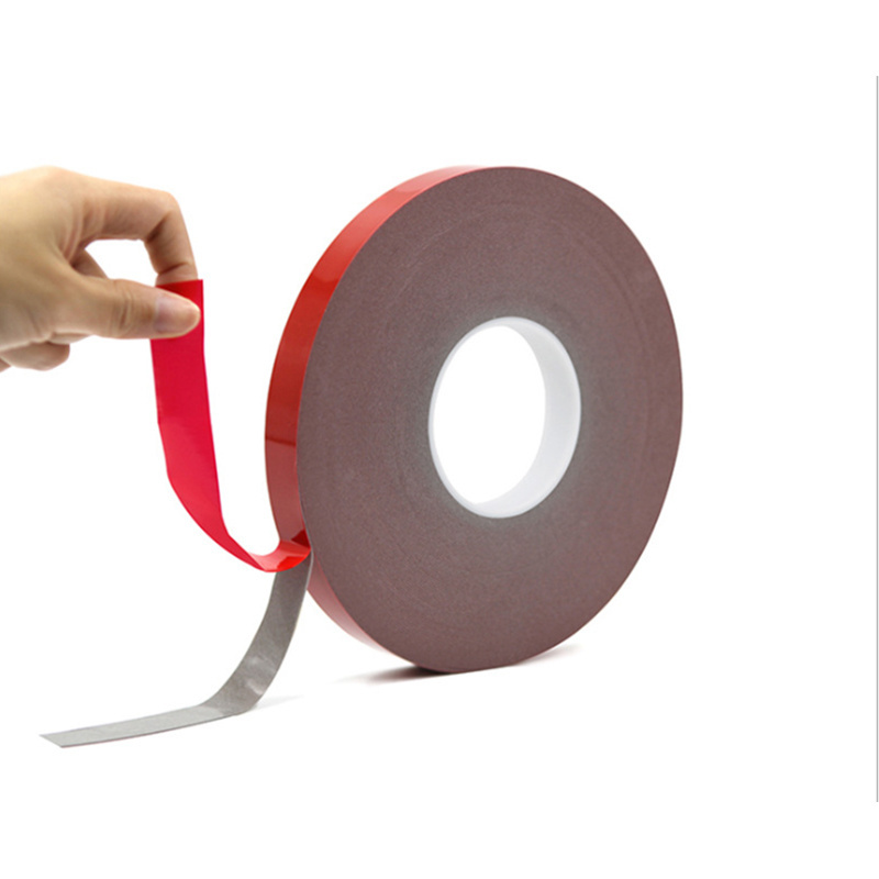 D/S solvent glue High Temperature Vehicle Protective Red release flim Industry Double Sided EVA foam Tape