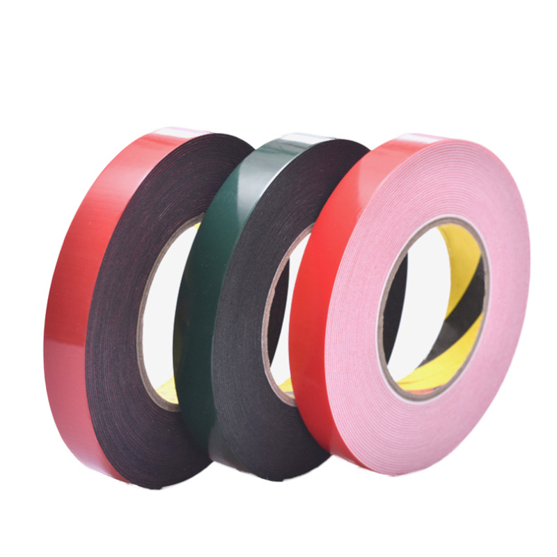 D/S solvent glue High Temperature Vehicle Protective Red release flim Industry Double Sided EVA foam Tape