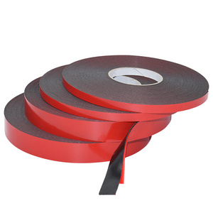 D/S solvent glue High Temperature Vehicle Protective Red release flim Industry Double Sided EVA foam Tape