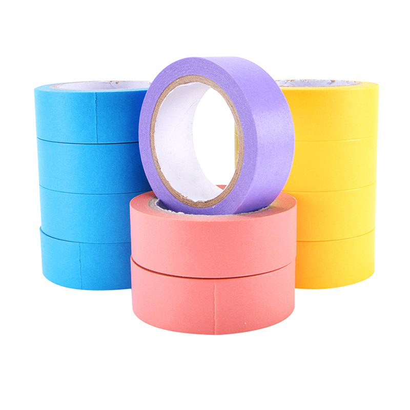 Rubber glue Painters multicolor strong Adhesive crepe Paper General purpose Masking Tape