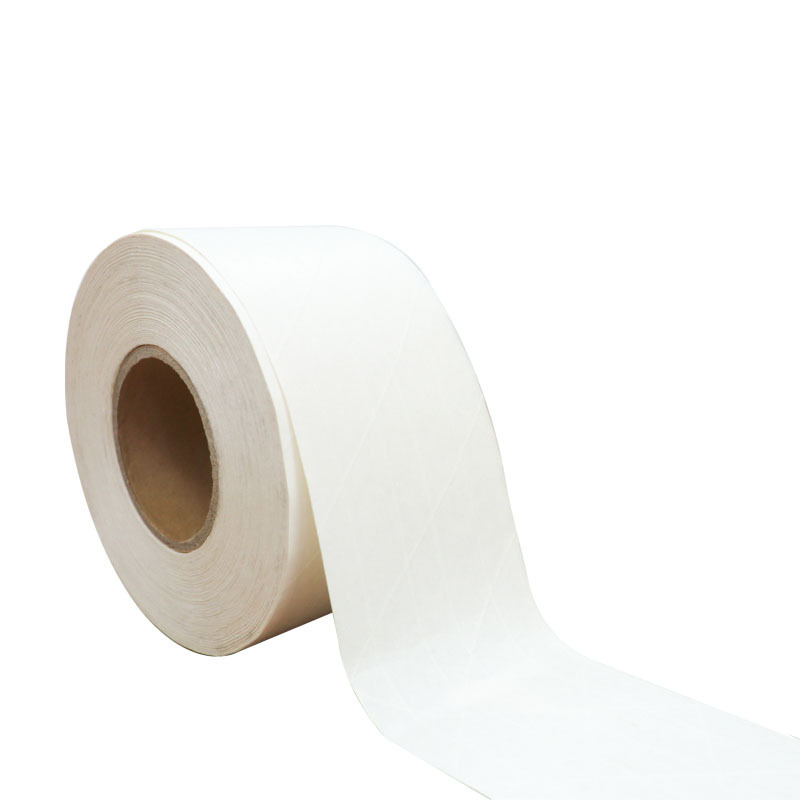 Hot-Melt glue Paper Banding Packing Craft White Custom Logo Self Adhesive Biodegradable Kraft Tape