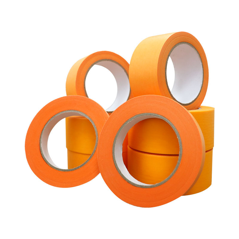 Water acrylic glue Single Sided Wholesale Smooth Orange Masking Adhesive Printed Washi Paper Tape