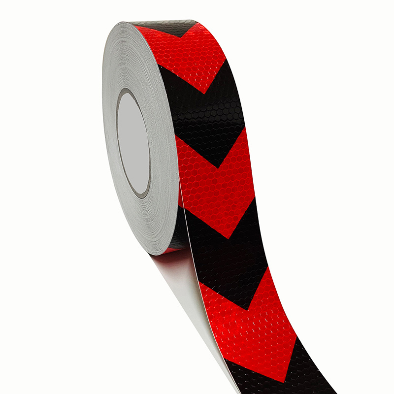 Yellow White Pvc -- Black And Blue Checker Oem Glow Red Car Stickers Warning Reflective Tape