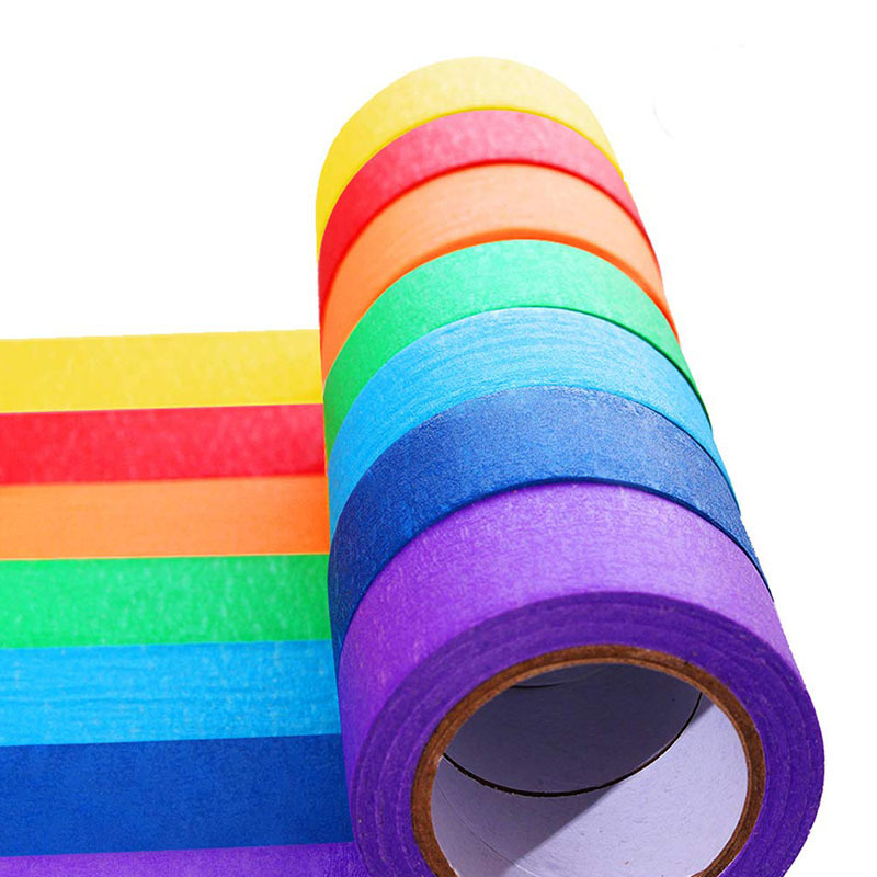 Rubber glue Painters multicolor strong Adhesive crepe Paper General purpose Masking Tape