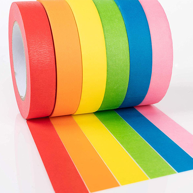 Rubber glue High quality Use Painting Colored Waterproof Single Sided General purpose Masking Tape