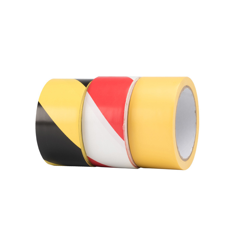 High Quality Yellow Black Caution Marking Road Hazard PVC Warning Tape