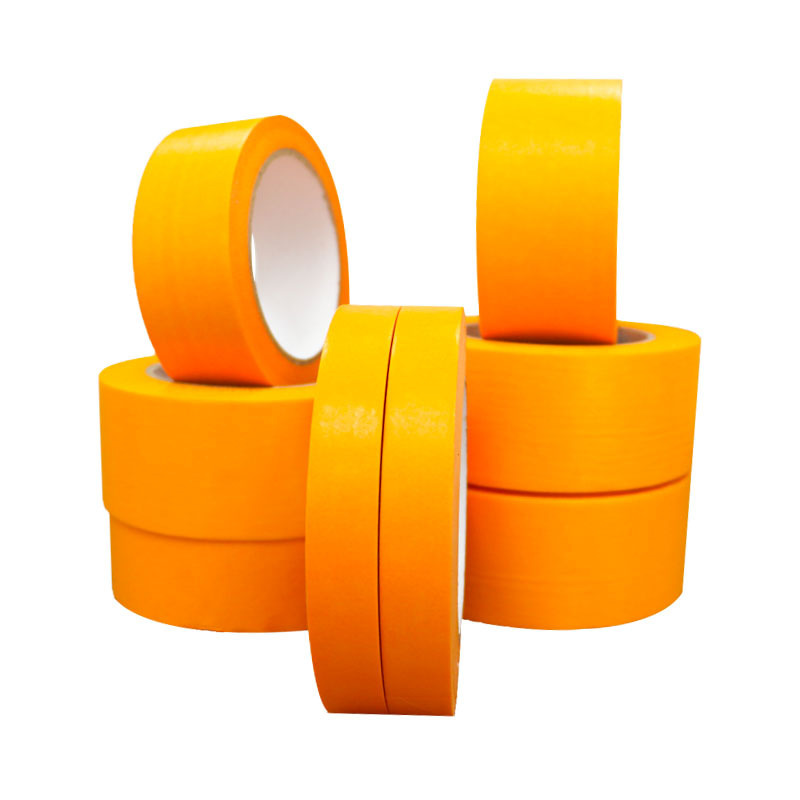 Water acrylic glue Single Sided Wholesale Smooth Orange Masking Adhesive Printed Washi Paper Tape