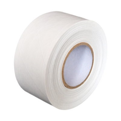 Hot-Melt glue Paper Banding Packing Craft White Custom Logo Self Adhesive Biodegradable Kraft Tape