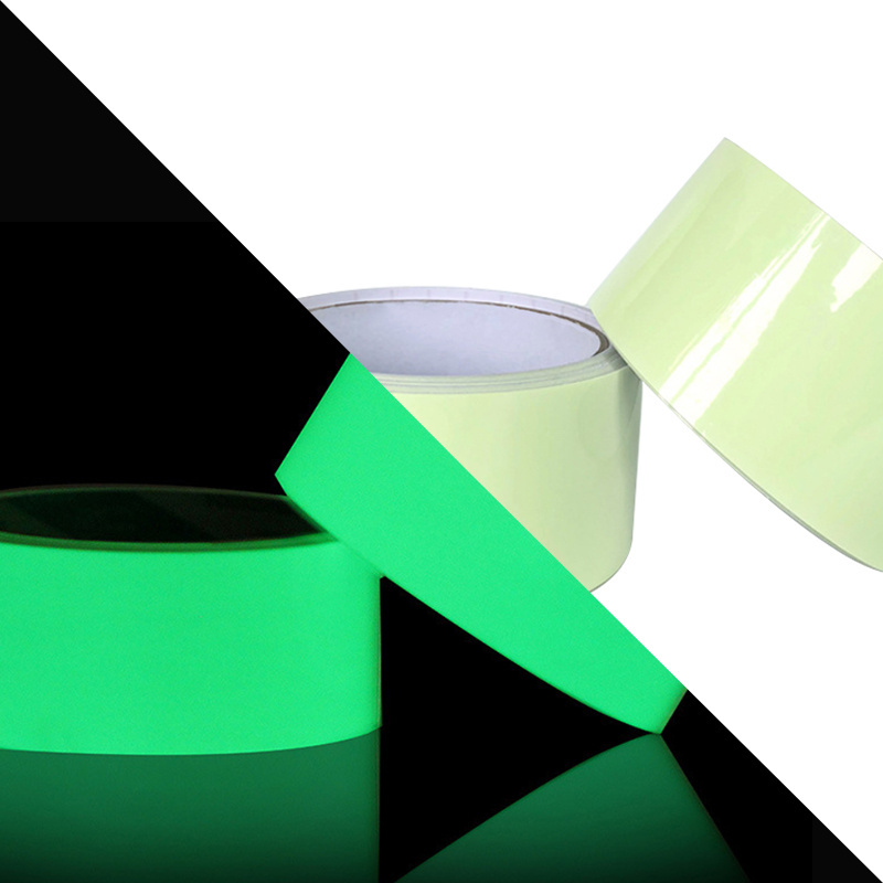 Glow In The Dark Warning Adhesive Luminous Florescent Glowing Photo Film Luminescent Sticker Tape