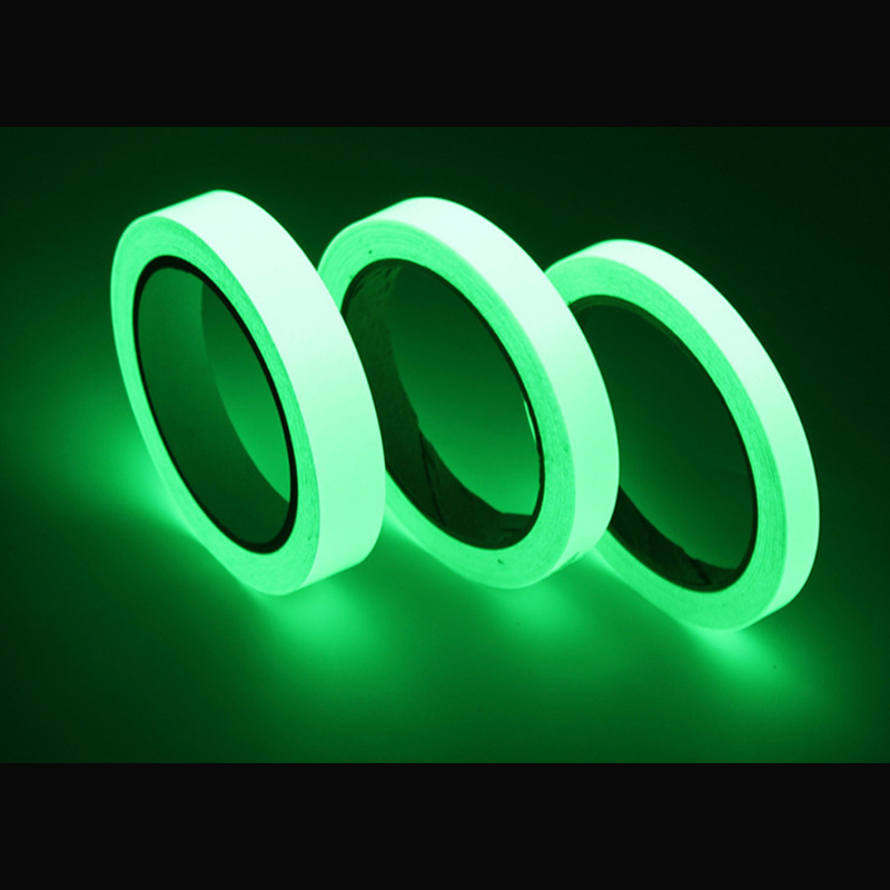 Glow In The Dark Warning Adhesive Luminous Florescent Glowing Photo Film Luminescent Sticker Tape