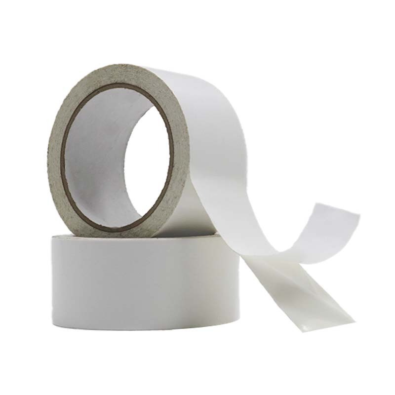 White Two Sided Stair Easy Tear Double Adhesive Face Glue Cloth Joint Super Strong Carpet Tape