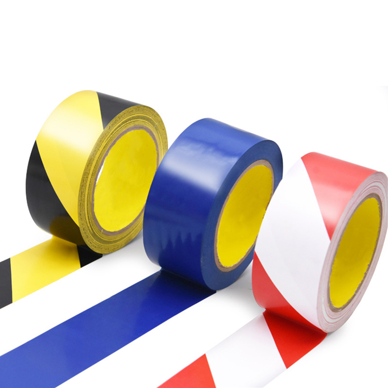 High Performance White-Red Roller Marking Hazard pe pvc warning tapes