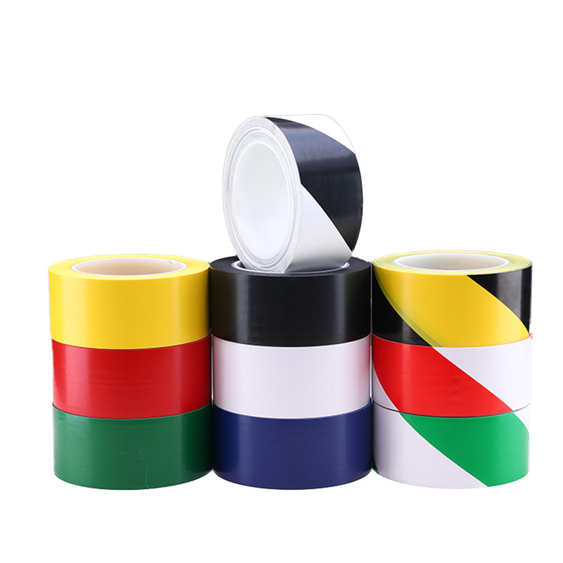 High Performance White-Red Roller Marking Hazard pe pvc warning tapes