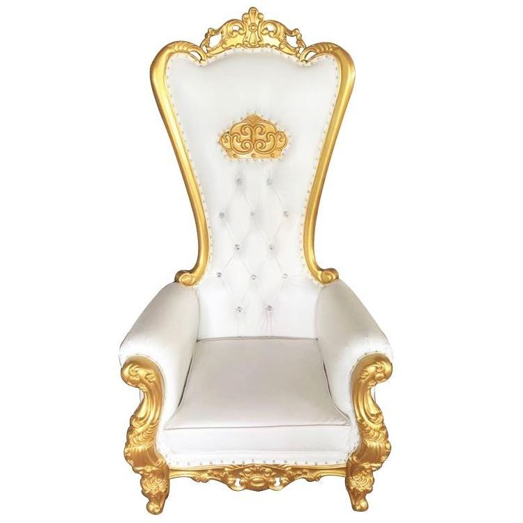 factory wholesale royal cheap chairs for wedding king throne red rose gold silver white for lounge chairs with good price