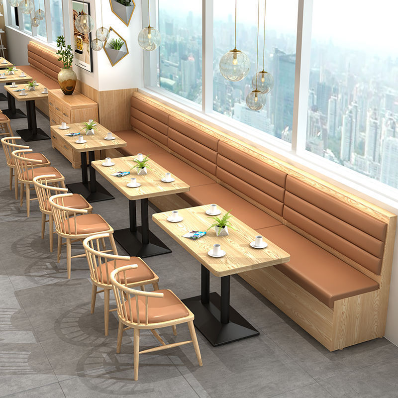 New Design Wood Restaurant Indoor Cafe Coffee Tables And Chairs Wholesale Cheap Cafe Shop Furniture Iron Chair Designer