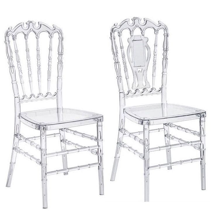 Event Rental Acrylic Wedding For Bride And Groom Foldable Clear Clearance Folding Resin Chairs