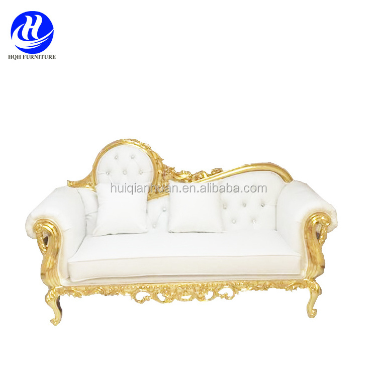 Luxury Design Living Room Royal Chaise Sofa Elegant Red Top Quality