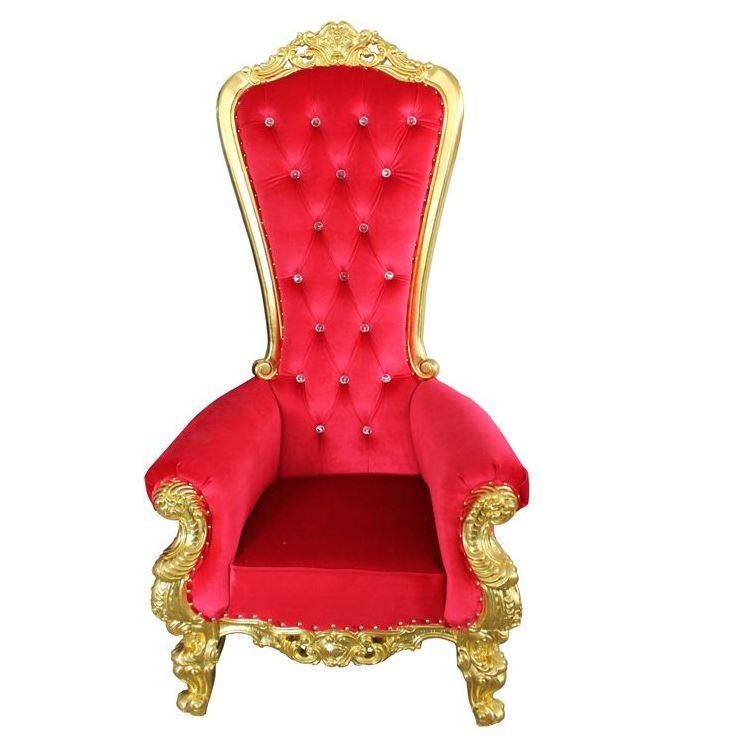 Plastic Sofa Wedding Wooden Royalty Salon Gold Styling Santa Silver And White Royal Throne Chaise Lounge Chairs