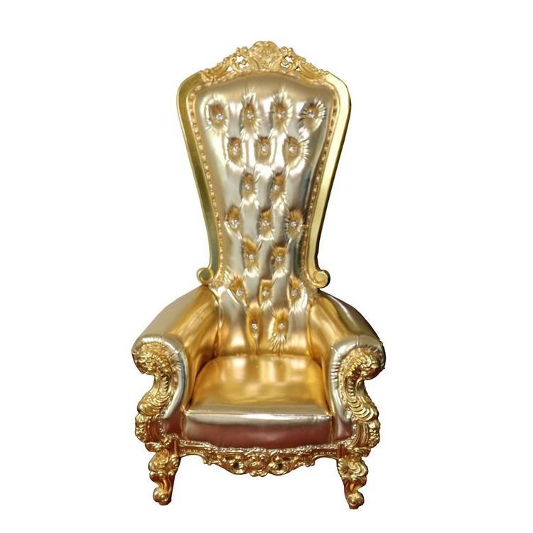 China factory king throne chair purple wooden for hall