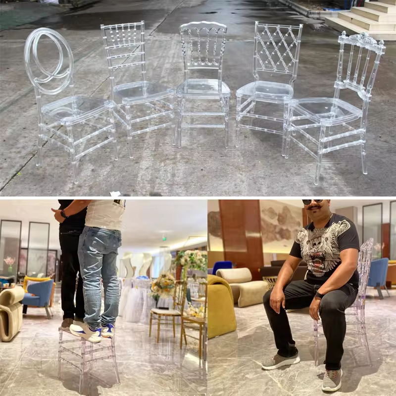 yinma furniture clear plastic resin transparent event tiffany chiavari phoenix chairs for wedding