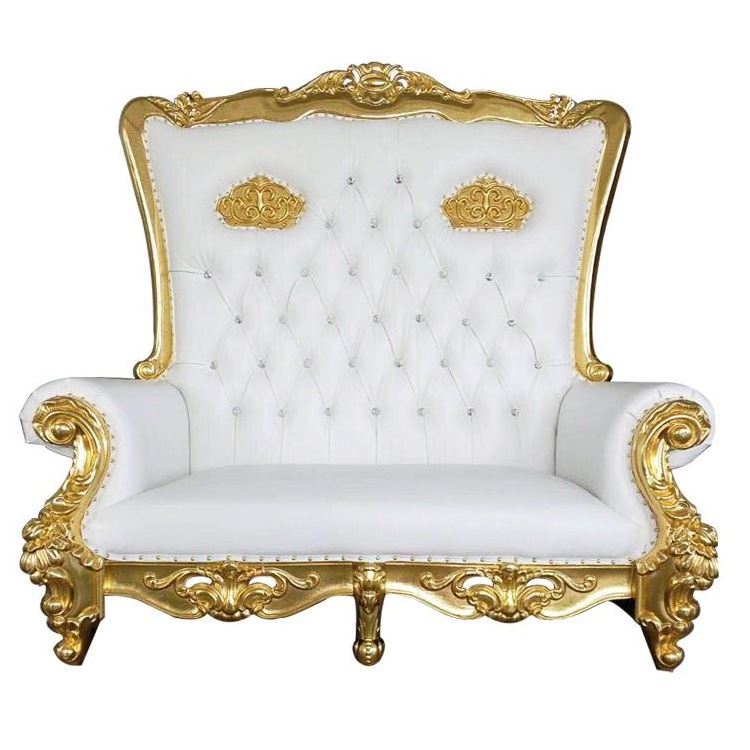 cheap chaise mariage royal silla de rey hochzeit stuhl luxury events high back king and queen weddings throne chairs