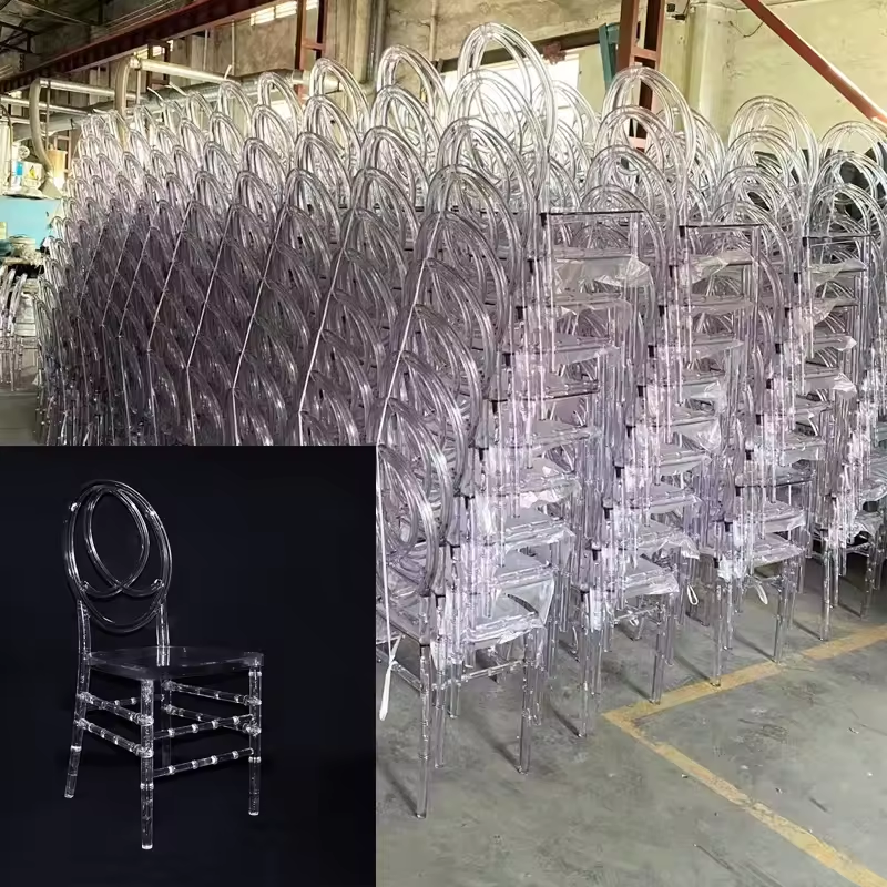 yinma furniture clear plastic resin transparent event tiffany chiavari phoenix chairs for wedding