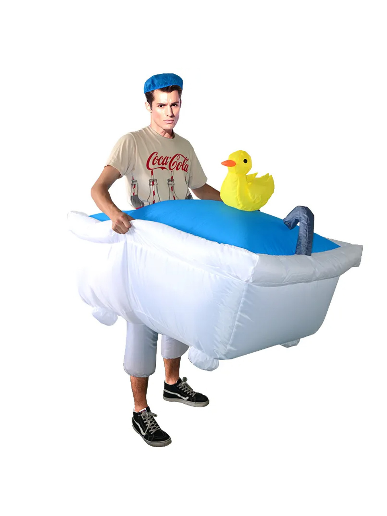 Factory Sale Halloween Party Fancy Dress Blow Up Mascot Costume Bathtub Inflatable Costume For Adult