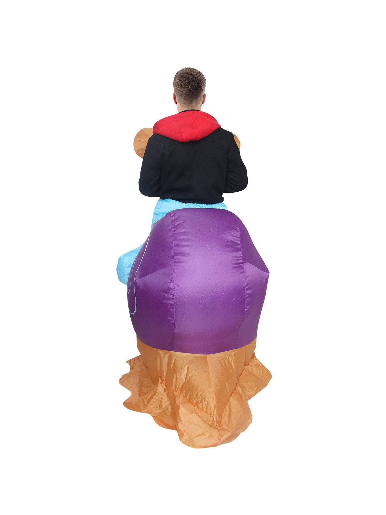 Cute Snail Cosplay Inflatable Polyester Costume for Halloween Christmas New Year and Thanksgiving Funny Play Snail Costume