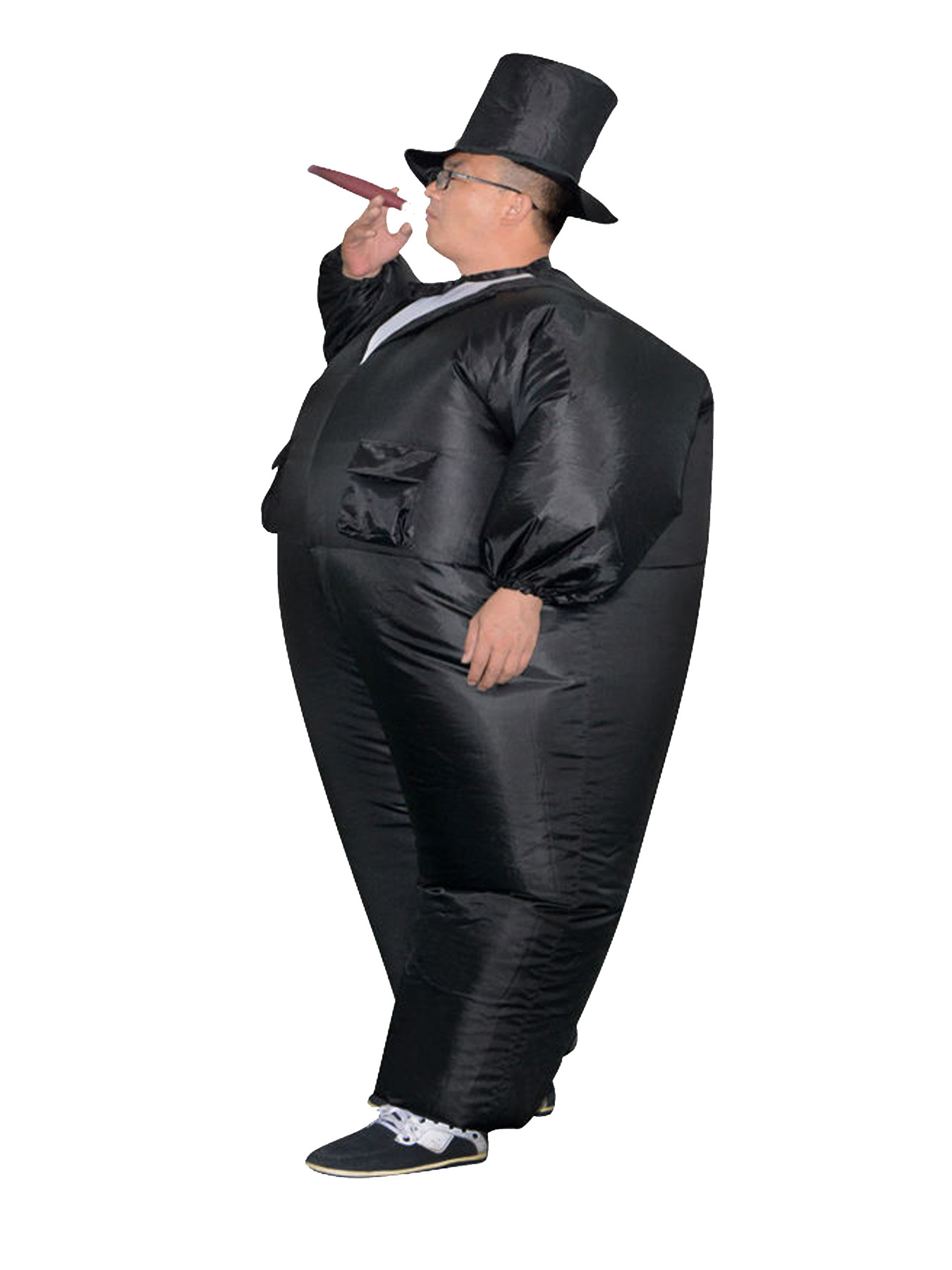 Factory-Made Unisex Halloween Fancy Dress Cosplay Blow-Up Tuxedo Inflatable Fat Suit Costume for Adults