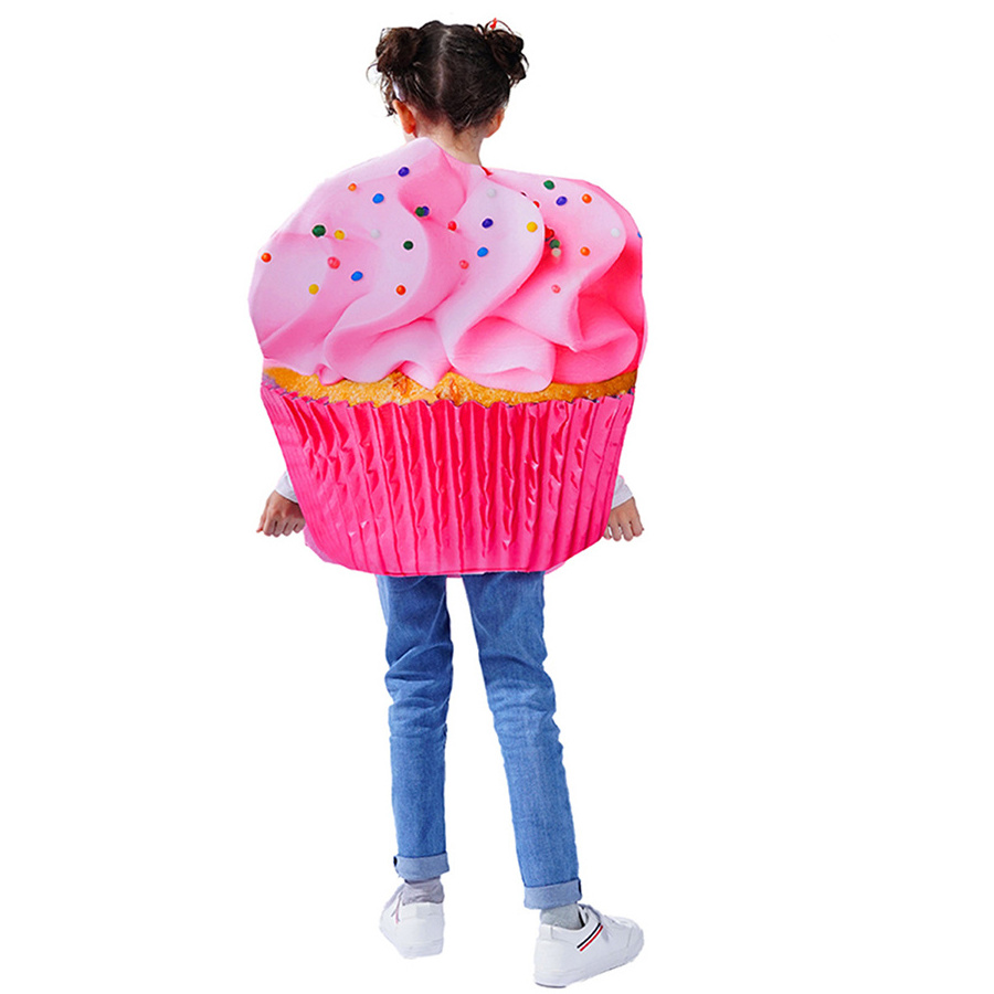 Unisex Children's IceCream Cupcake Cosplay Costume for Halloween Includes Suits Skirts Tops-for Carnival Stage