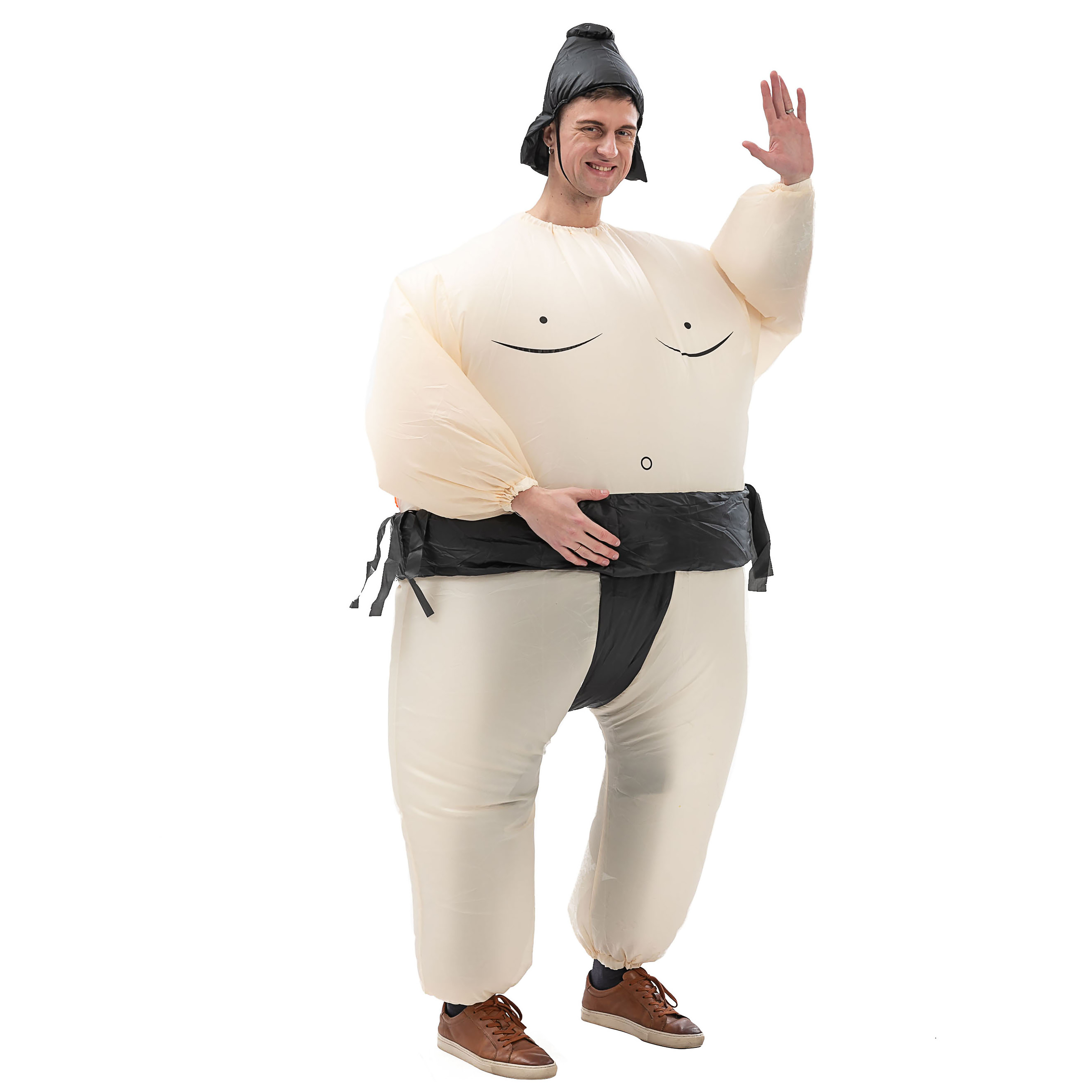 Unisex Inflatable Sumo Suit Adult Halloween & Christmas Fancy Costume for Wrestling Parties Party Christmas Inflatable Costume