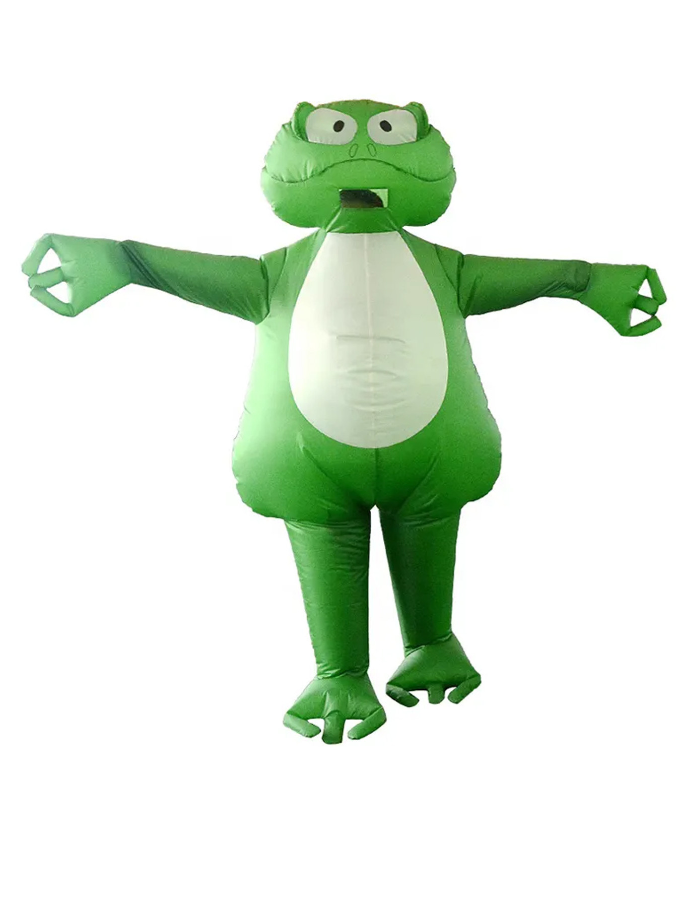 Unisex Adults Green Frog Inflatable Mascot Costume Cheap Price Wholesale for Party Outfits