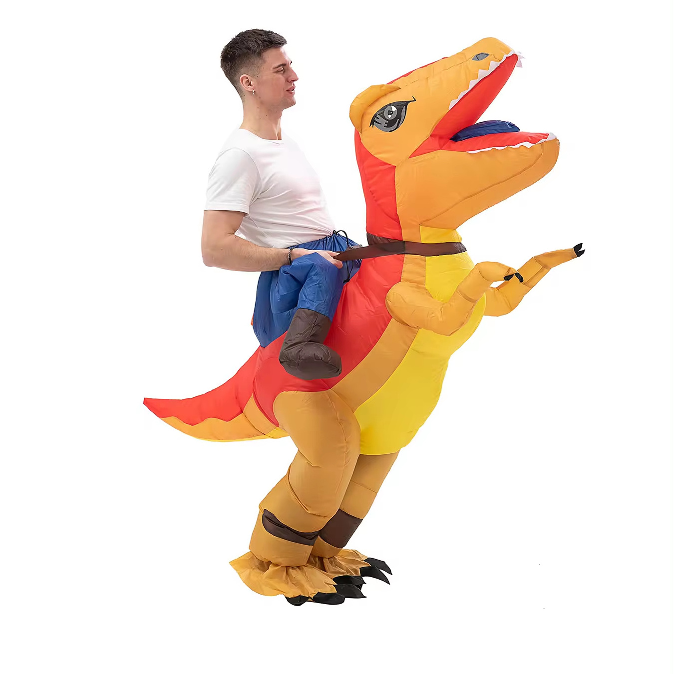 Inflatable Monster Costume Ride Dinosaur Inflatable Halloween Costume Funny Party Halloween Christmas Event Inflatable Costume