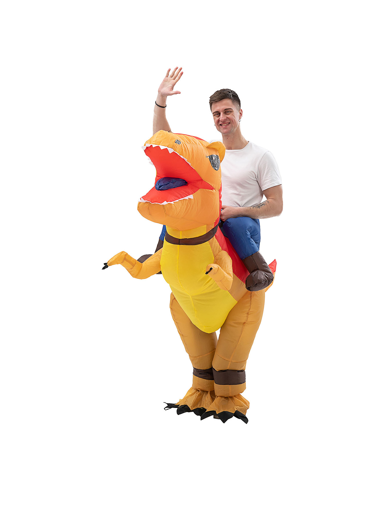 Inflatable Monster Costume Ride Dinosaur Inflatable Halloween Costume Funny Party Halloween Christmas Event Inflatable Costume