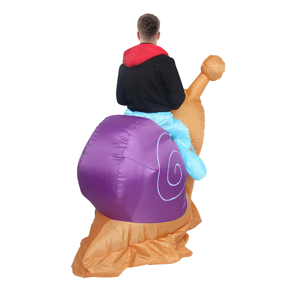 2024 New Unisex Halloween Snail Riding Inflatable Costume Funny Parent-Child Party Accessory for Adults