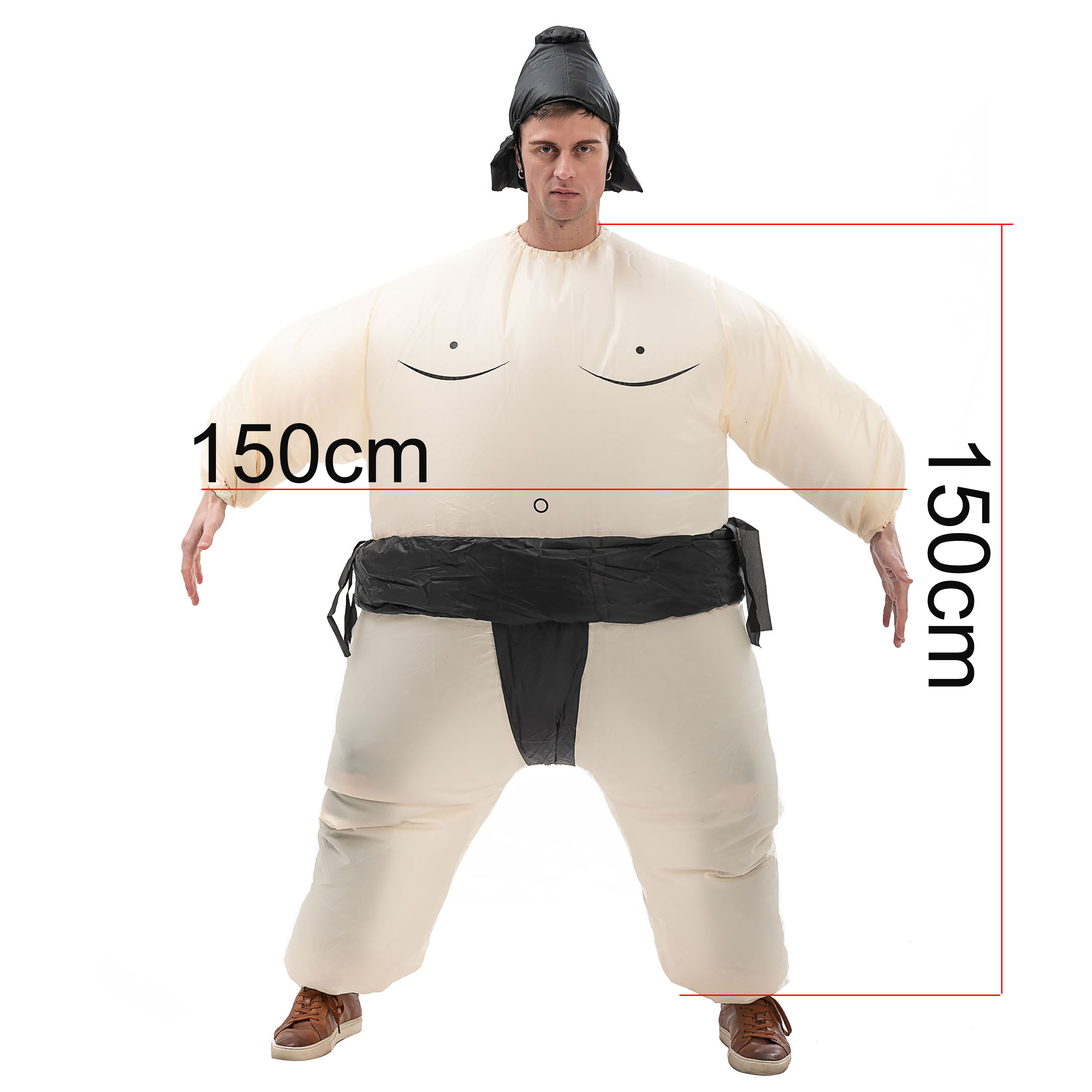 Unisex Inflatable Sumo Suit Adult Halloween & Christmas Fancy Costume for Wrestling Parties Party Christmas Inflatable Costume