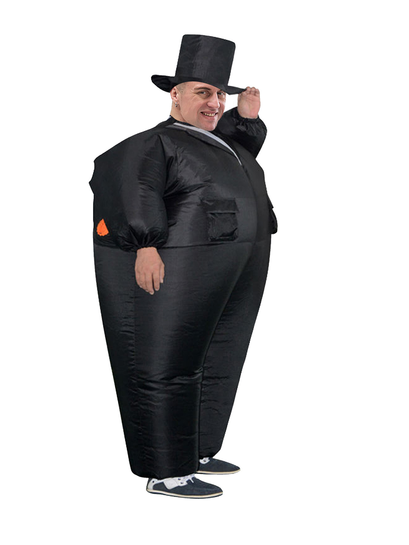 Factory-Made Unisex Halloween Fancy Dress Cosplay Blow-Up Tuxedo Inflatable Fat Suit Costume for Adults