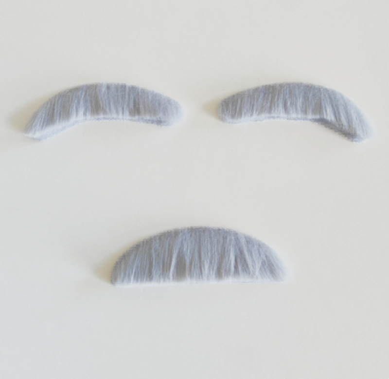 Handlebar Moustache Prop with Beard for New Year Dress up or Photo Props Beard decoration Halloween Party Supplies