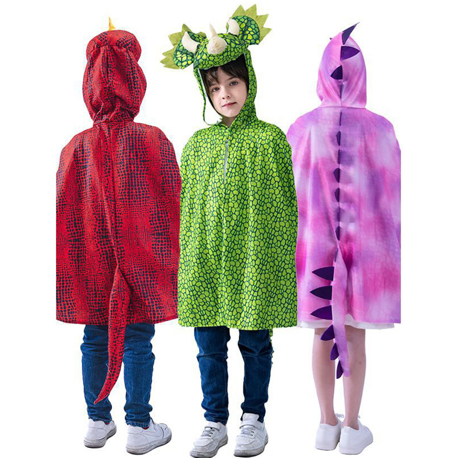 Children's dinosaur Capes Party costumes Stage show costumes COSplay masquerade Party Halloween costumes