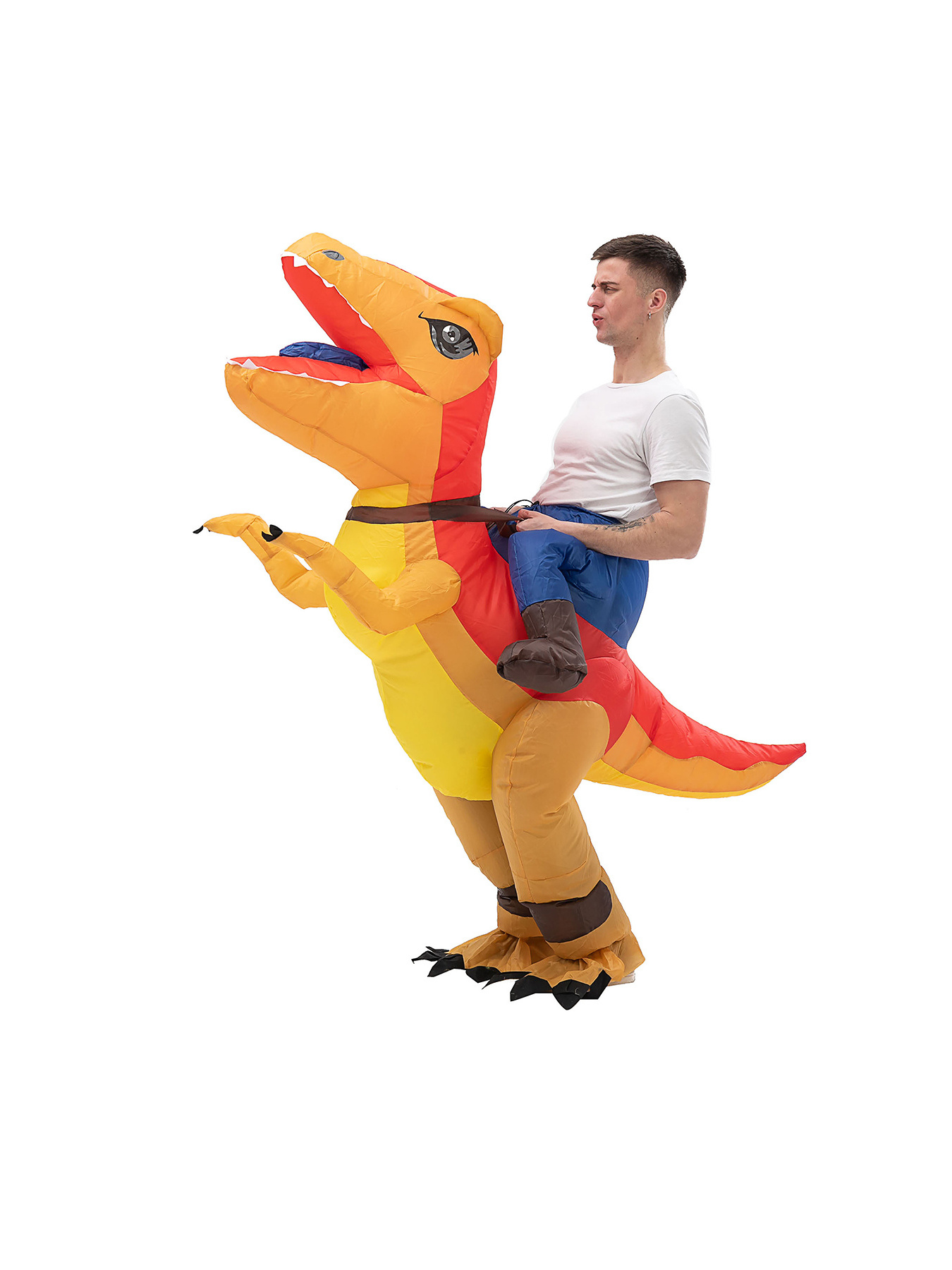 Inflatable Monster Costume Ride Dinosaur Inflatable Halloween Costume Funny Party Halloween Christmas Event Inflatable Costume