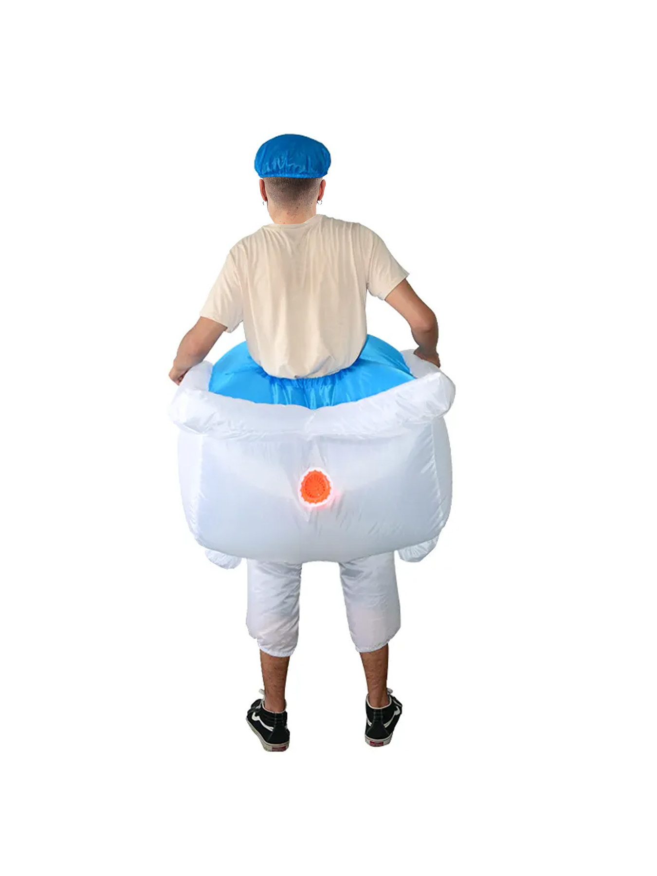 Factory Sale Halloween Party Fancy Dress Blow Up Mascot Costume Bathtub Inflatable Costume For Adult