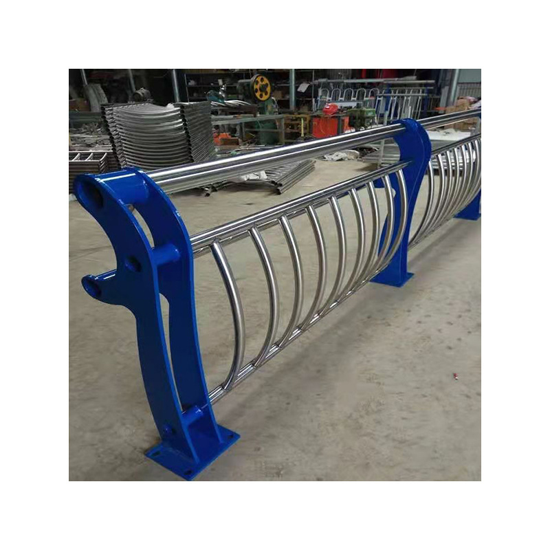 Bridge Guardrail Steel Rail Guard Handrail Aluminum On For Stainless Bridges Pedestrian Balustrades Highway Balustrade Railing