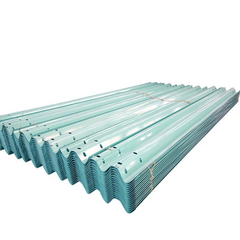 Galvanized Thrie Beam Highway Guardrail Three Waves Traffic Barrier Made in China