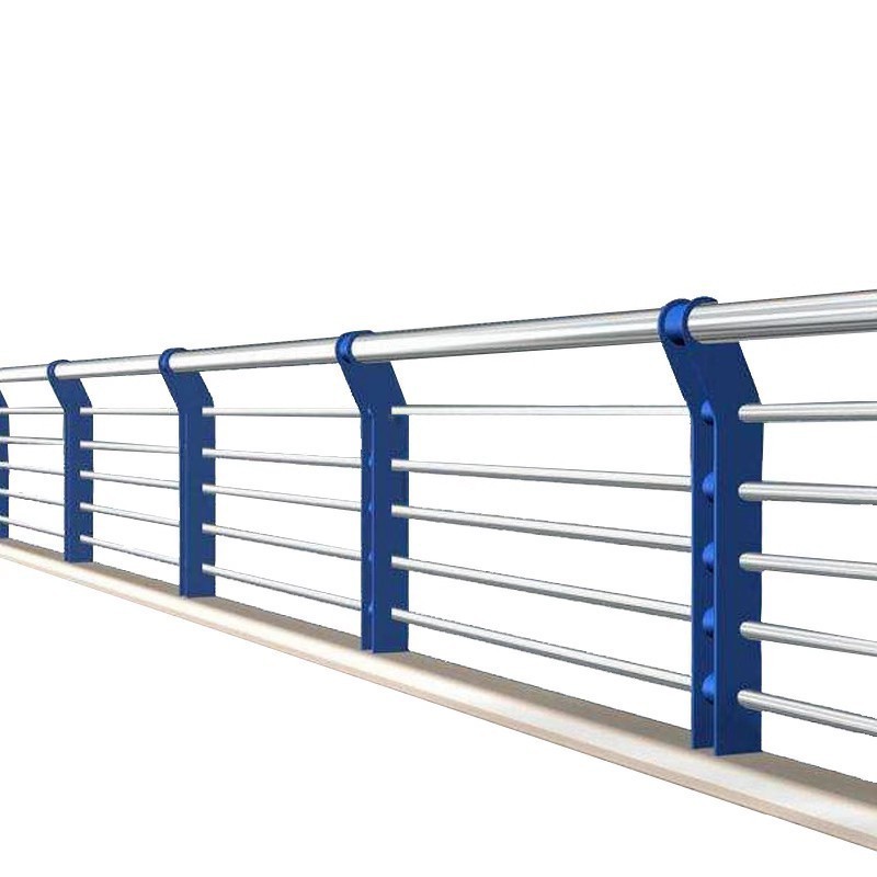 China Fabricate Road Bridge Landscape Anti-Collision Safety Guardrail Handrail Traffic Barrier Stainless Steel Guard Railings