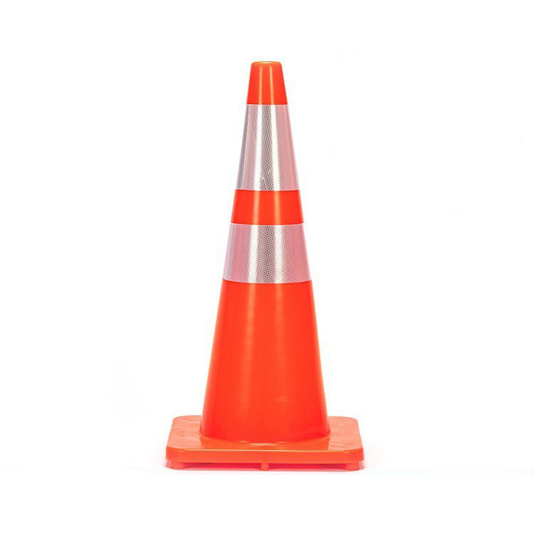 Factory Wholesale Customize 28inch Orange Road Cone 700mm Height High Impact Resistance PVC Traffic Cones