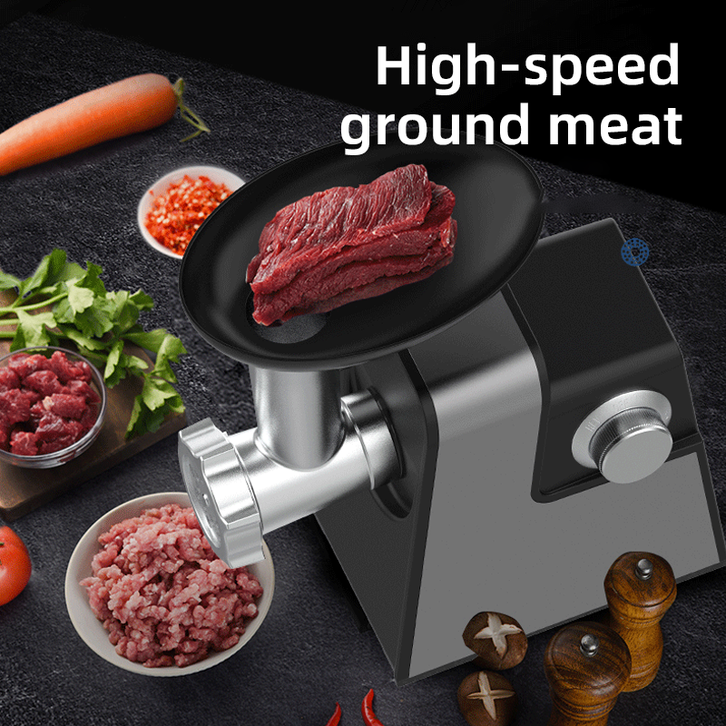 RANBEM Compact Size Stainless Steel Meat Grinder with Safe Reverse Function Sausage Stuffer Maker and Kubbe Kit